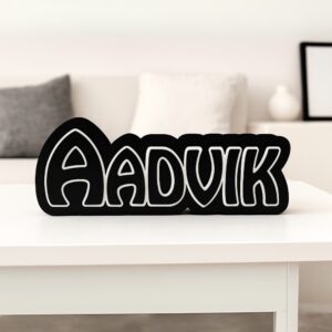 Monochrome Black & White Name